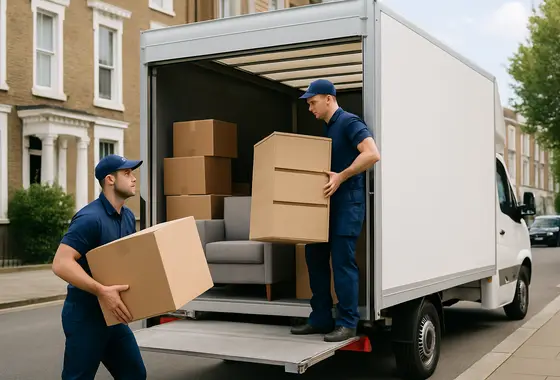 Loading and Unloading in Lea Bridge